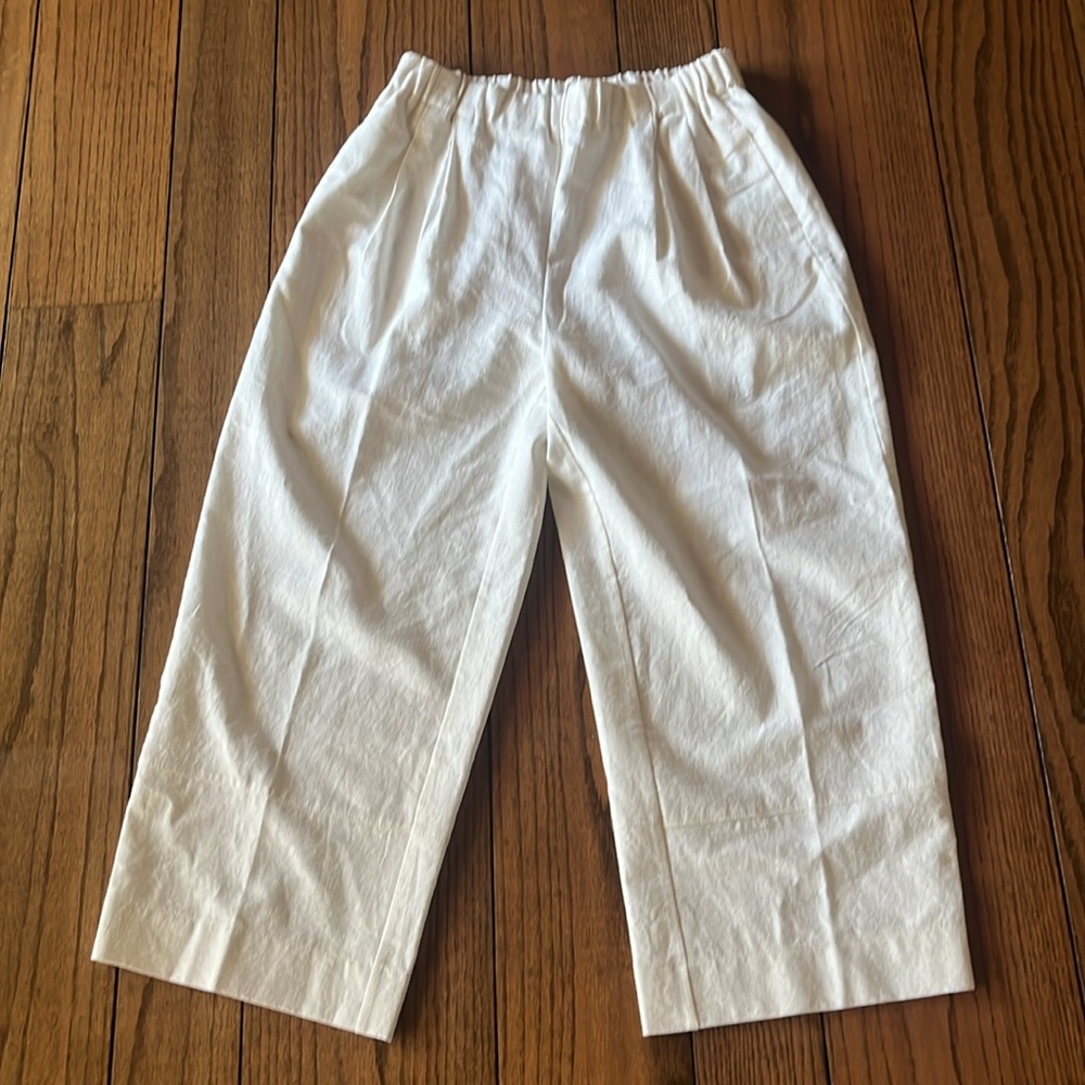 Go Lightly White Linen/ Viscose Pants, Made In USA sold - Picture 9 of 15